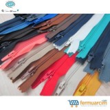 200 Adet Terziler İçin Naylon Karışık Renkli Pantolon Fermuarı